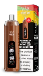 dh-vape-eu-entrepôt-al-fakher-8000-crystal-8000-puffar-melon d'eau-ananas