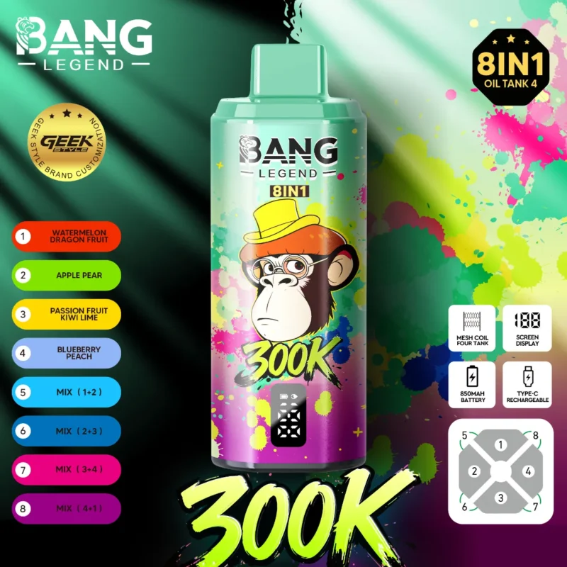 dh-vape-eu-warehouse-bang-legend-300k-puff-watermelon-bubble-gum-blueberry-peach-ice-cantaloupe-apple-strawberry-banana