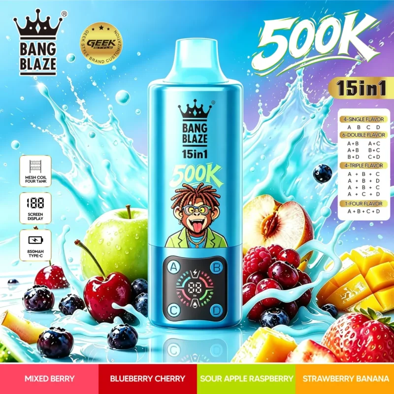 Bang Blaze 500k Rechargeable Disposable Vape image