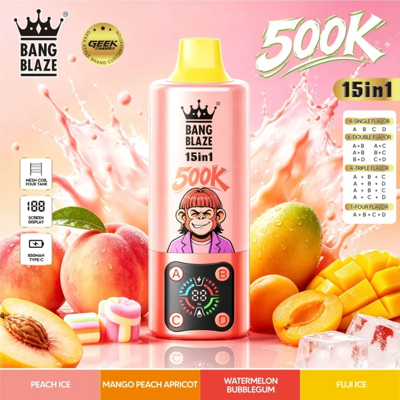 Bang Blaze 500k Rechargeable Disposable Vape view 2